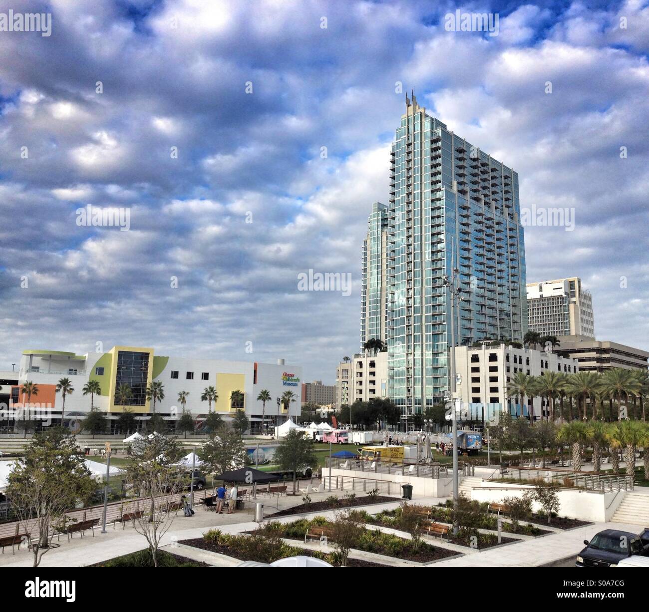 Curtis Hixon Waterpark à Tampa, FL Banque D'Images