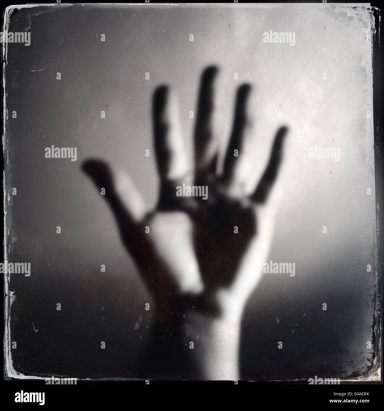 Hors foyer image d'une main Banque D'Images