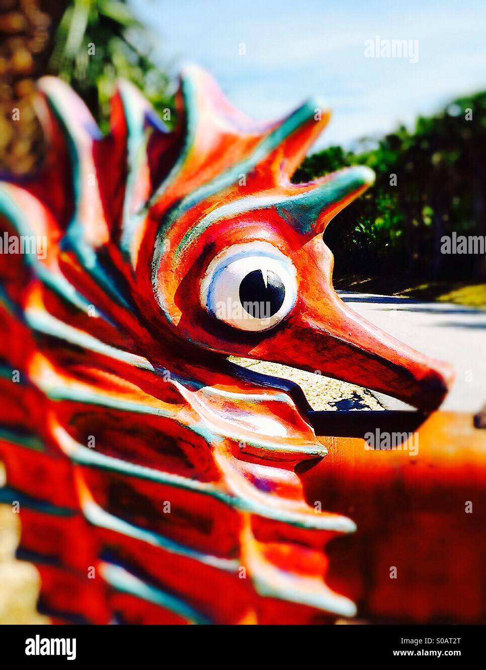 Boîte aux lettres d'hippocampes, Floride - Image de stock capturée avec un smartphone