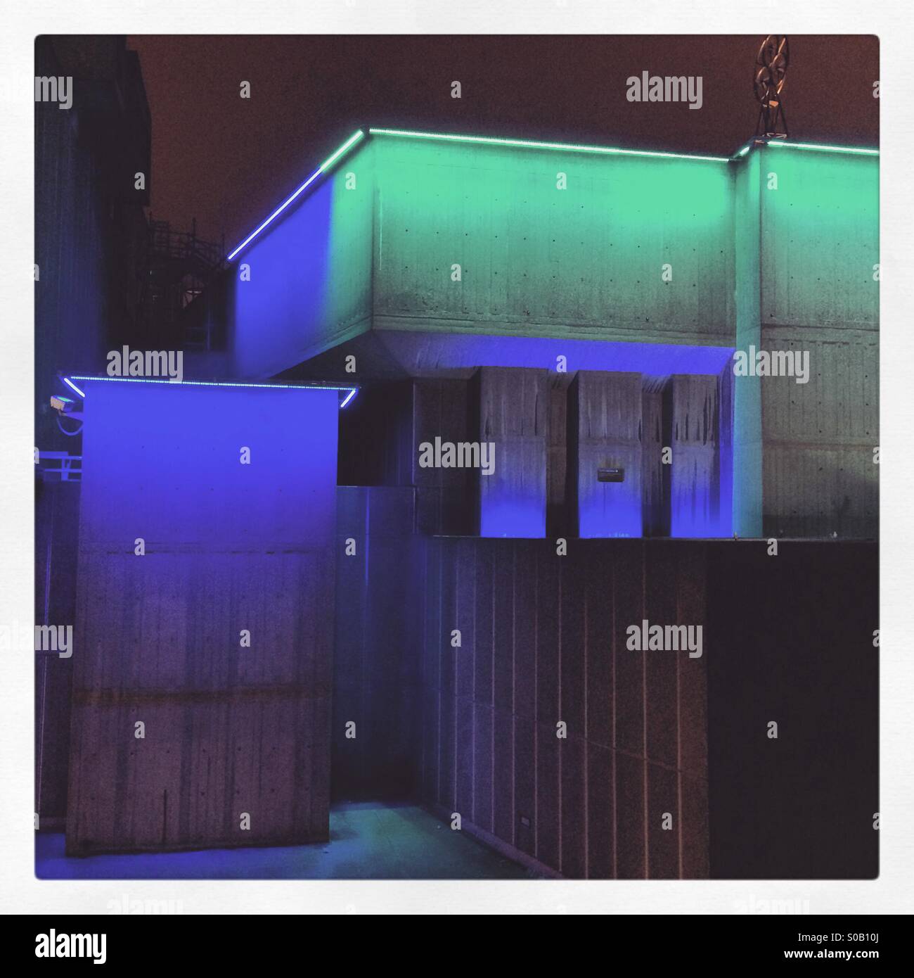 Partie de la Southbank Centre, Londres - Image de stock capturée avec un smartphone