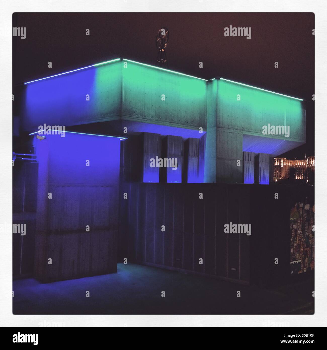 Partie de la Southbank Centre, Londres - Image de stock capturée avec un smartphone