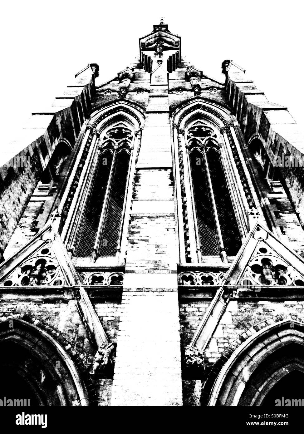 Église et couvent de St François Manchester Gorton Banque D'Images