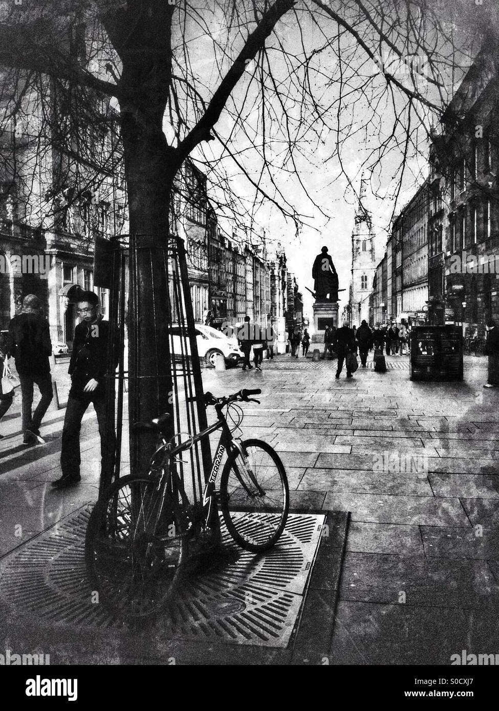Le Royal Mile - Image de stock capturée avec un smartphone