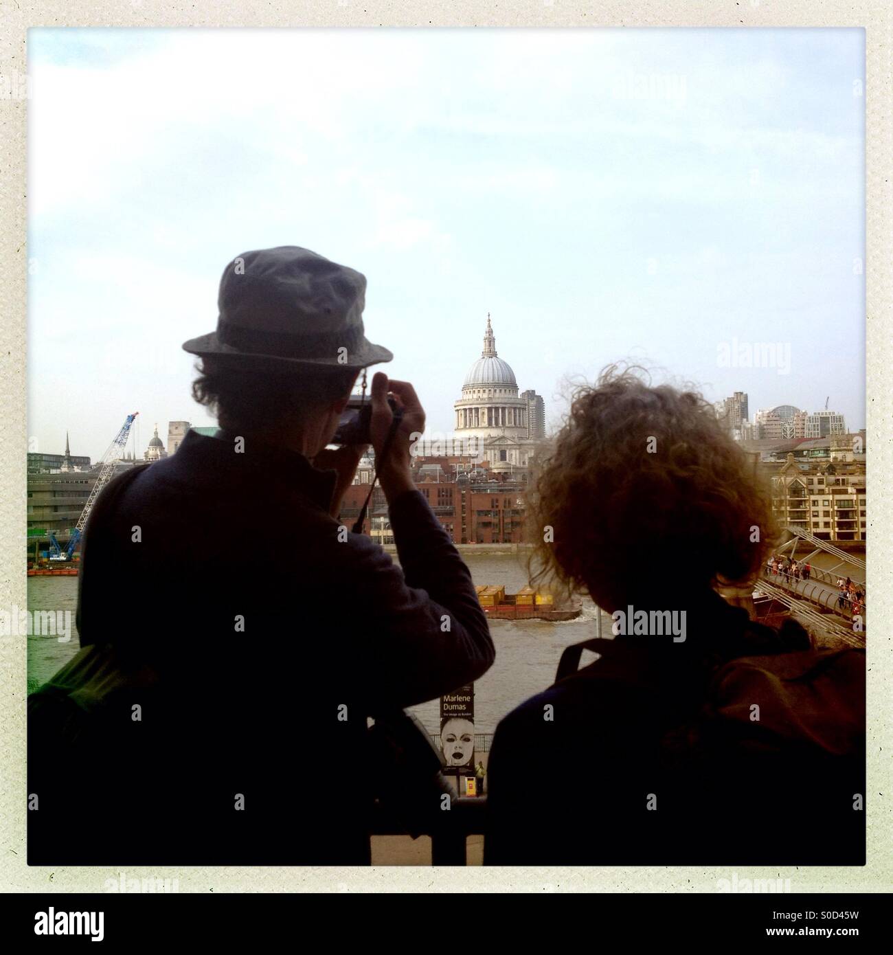 Des photos de couple je scène londonienne Banque D'Images