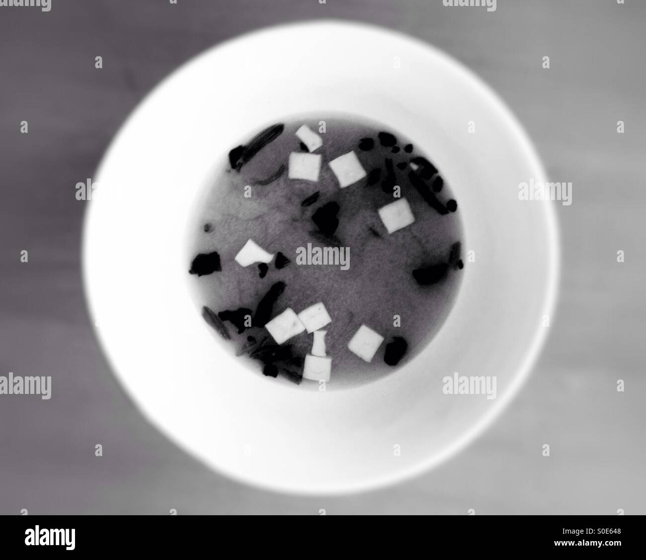 La soupe miso, des - Image de stock capturée avec un smartphone