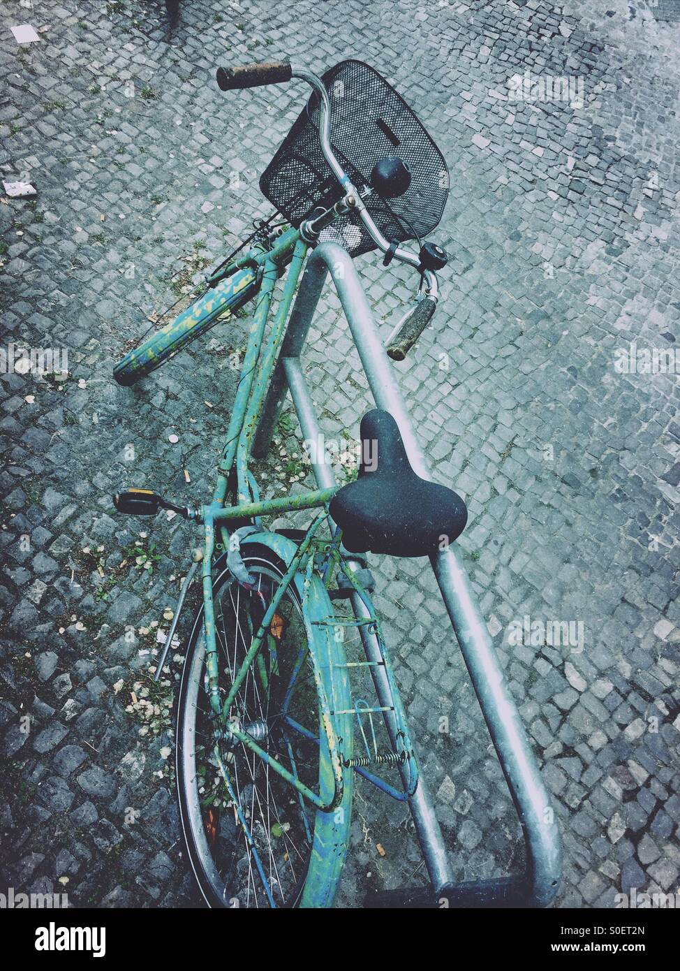 Vieux vélo Banque D'Images
