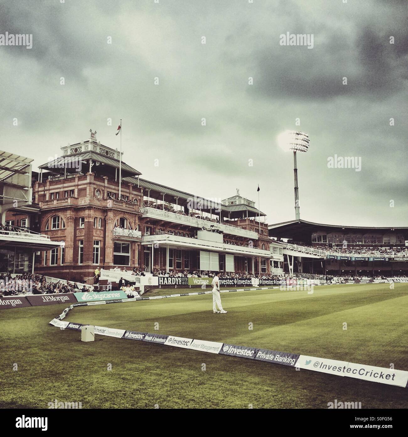 Le Pavillon du Lords Cricket Ground Banque D'Images