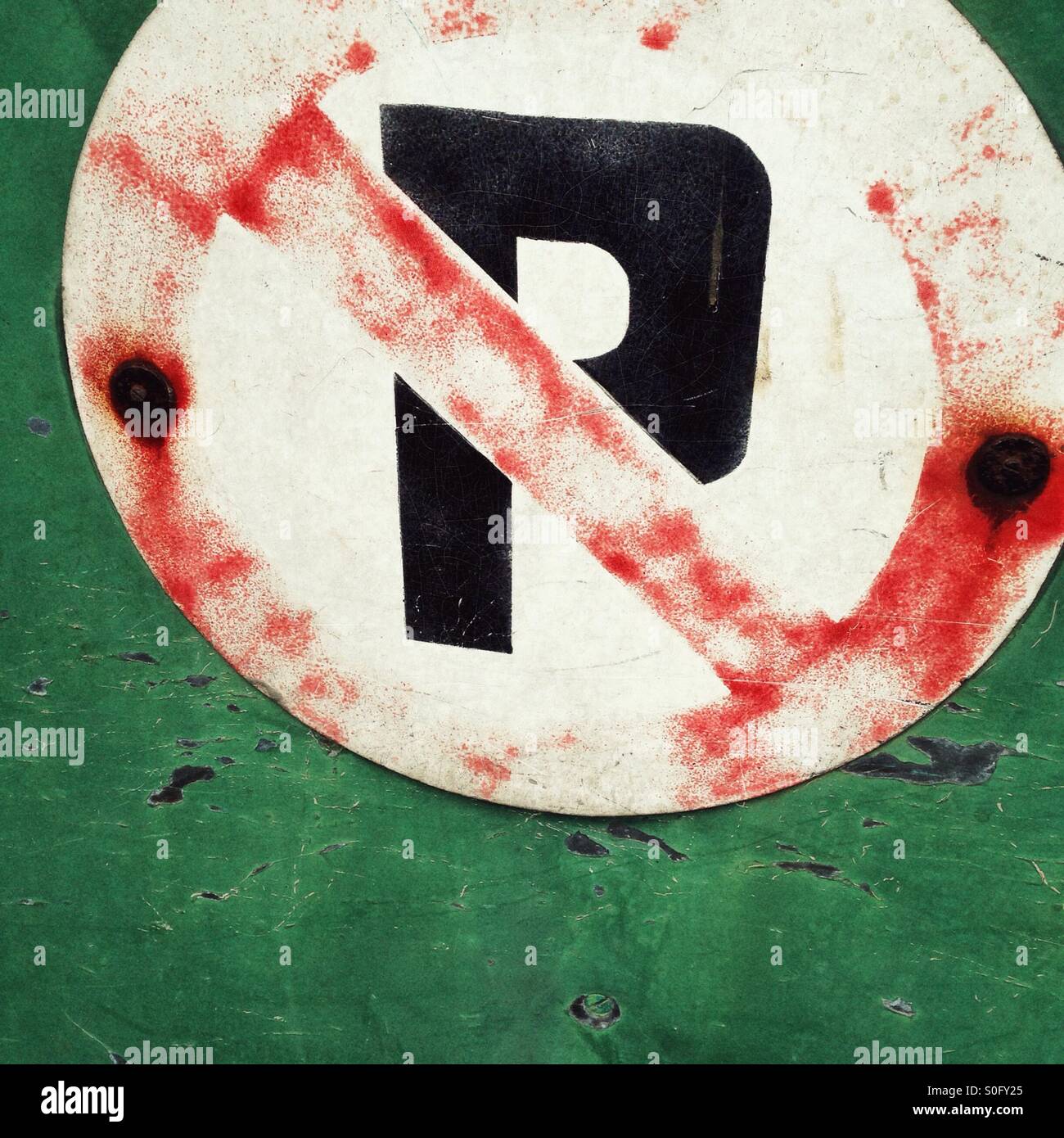 Pas de parking - Image de stock capturée avec un smartphone