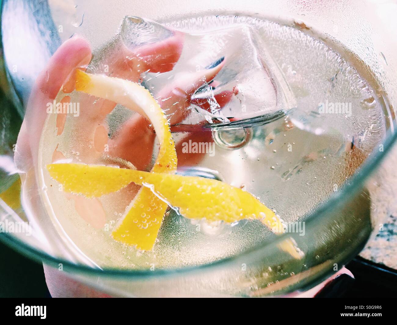 Gin et Tonic Banque D'Images