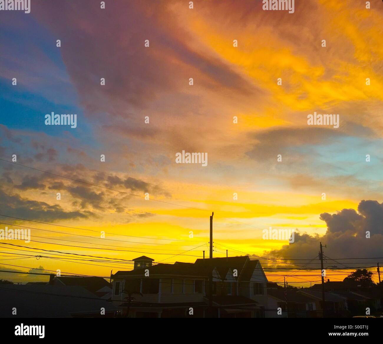 Ciel d’été Banque D'Images