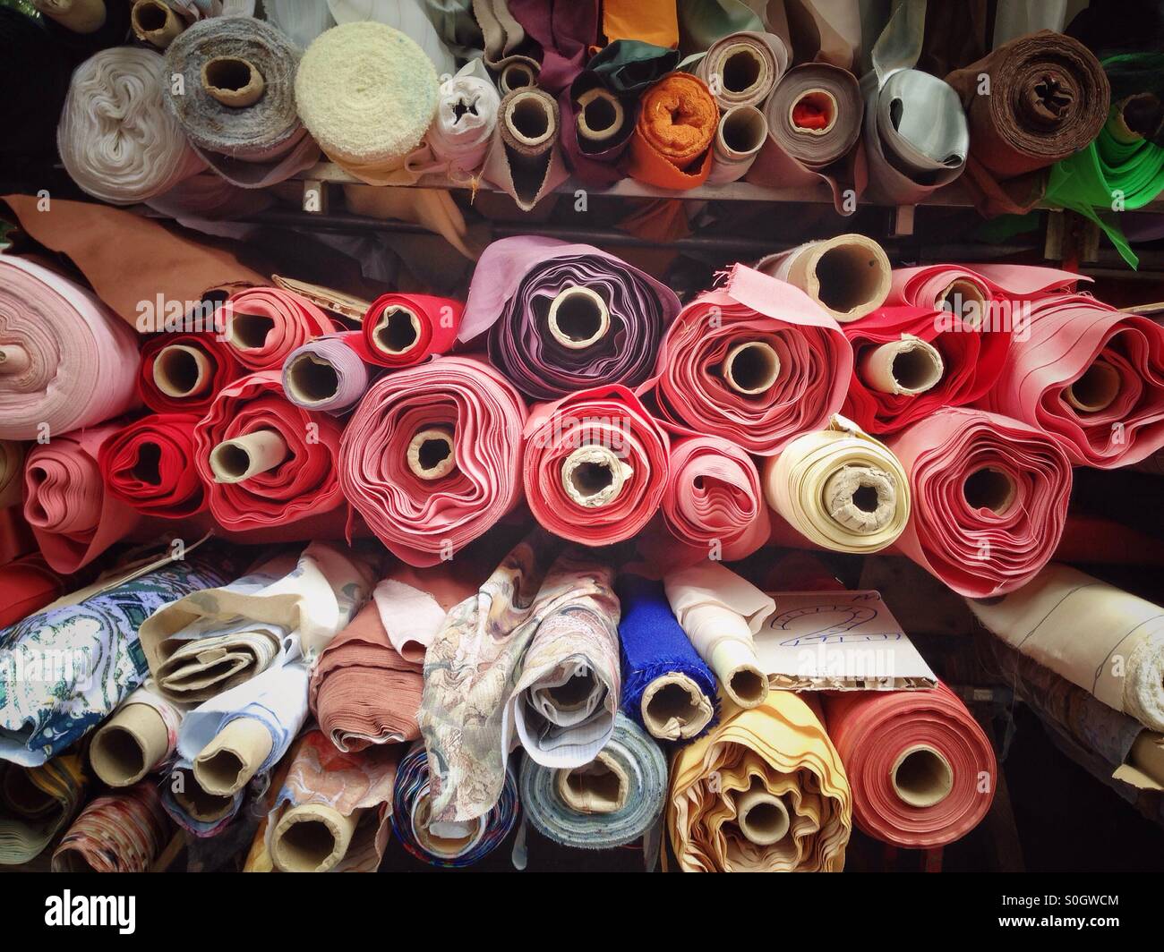Rouleaux de tissu Banque de photographies et d’images à haute