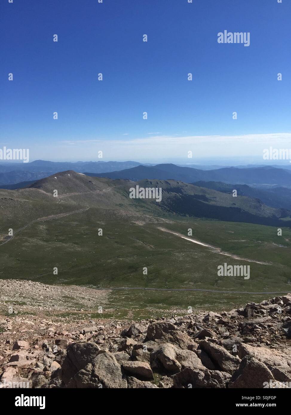 Mt. Evans , Colorado Banque D'Images