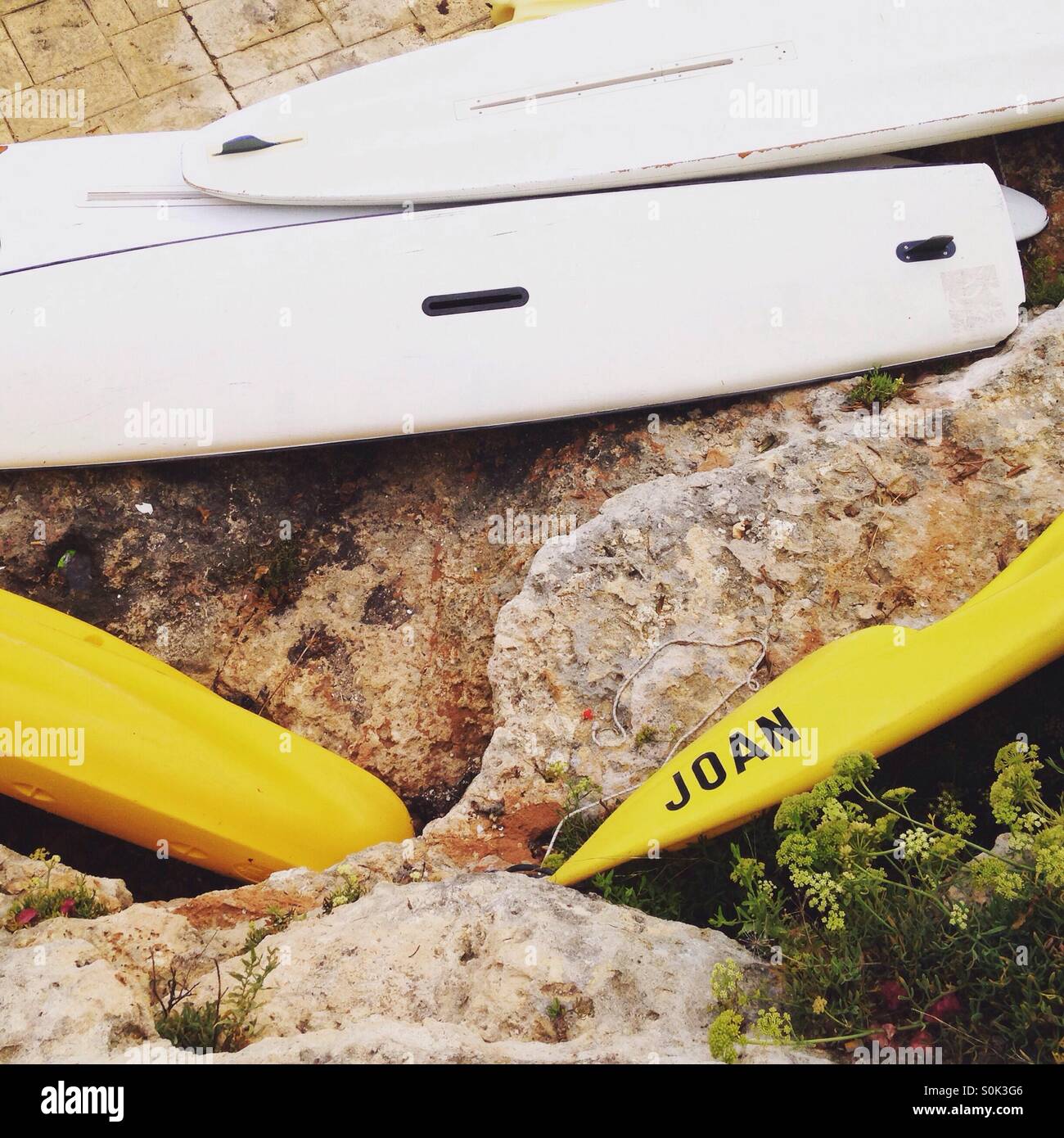 Un kayak appelé Joan - Image de stock capturée avec un smartphone