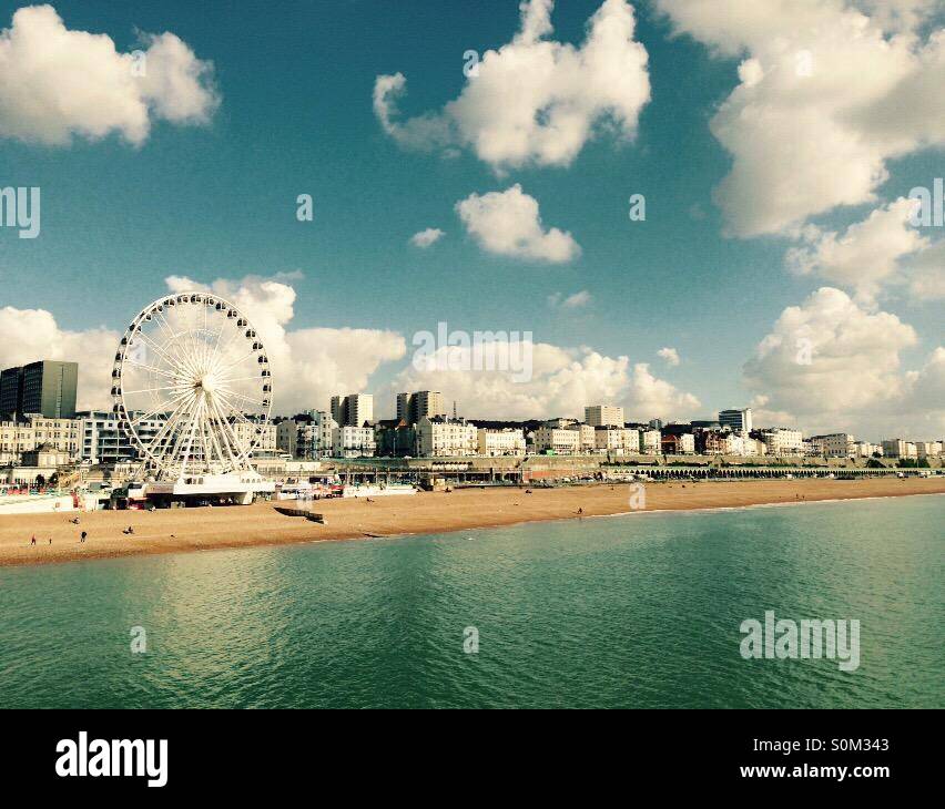 À côté de la mer - Brighton, East Sussex Banque D'Images