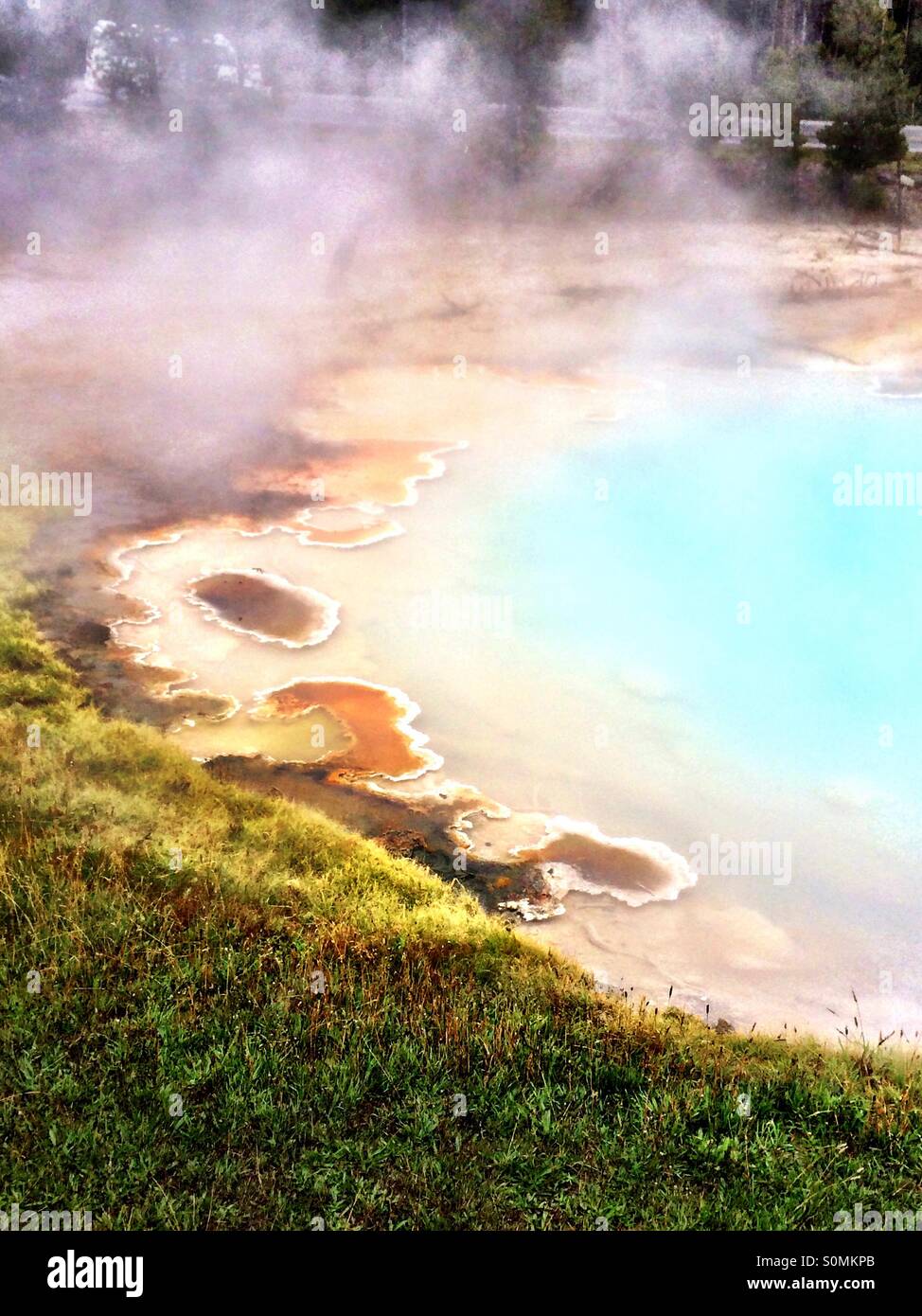 Le Parc National de Yellowstone Banque D'Images