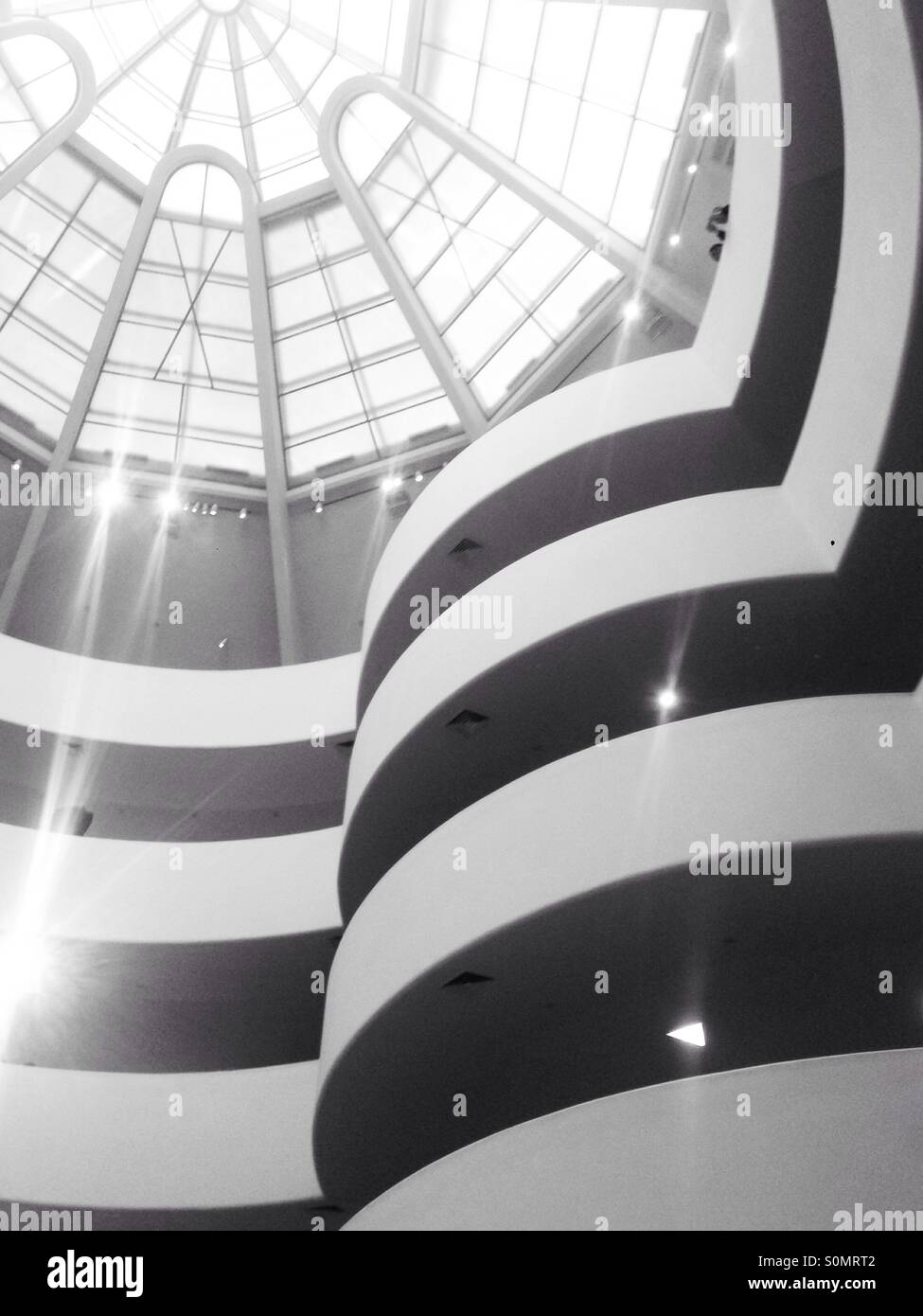 Guggenheim Museum, Manhattan, New York City, États-Unis d'Amérique. Banque D'Images