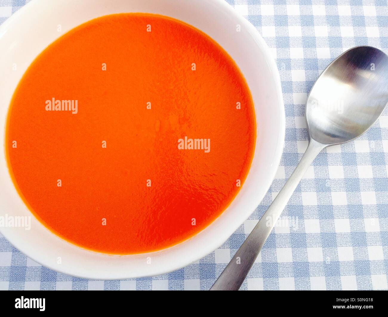 Soupe aux tomates Hienz Banque D'Images
