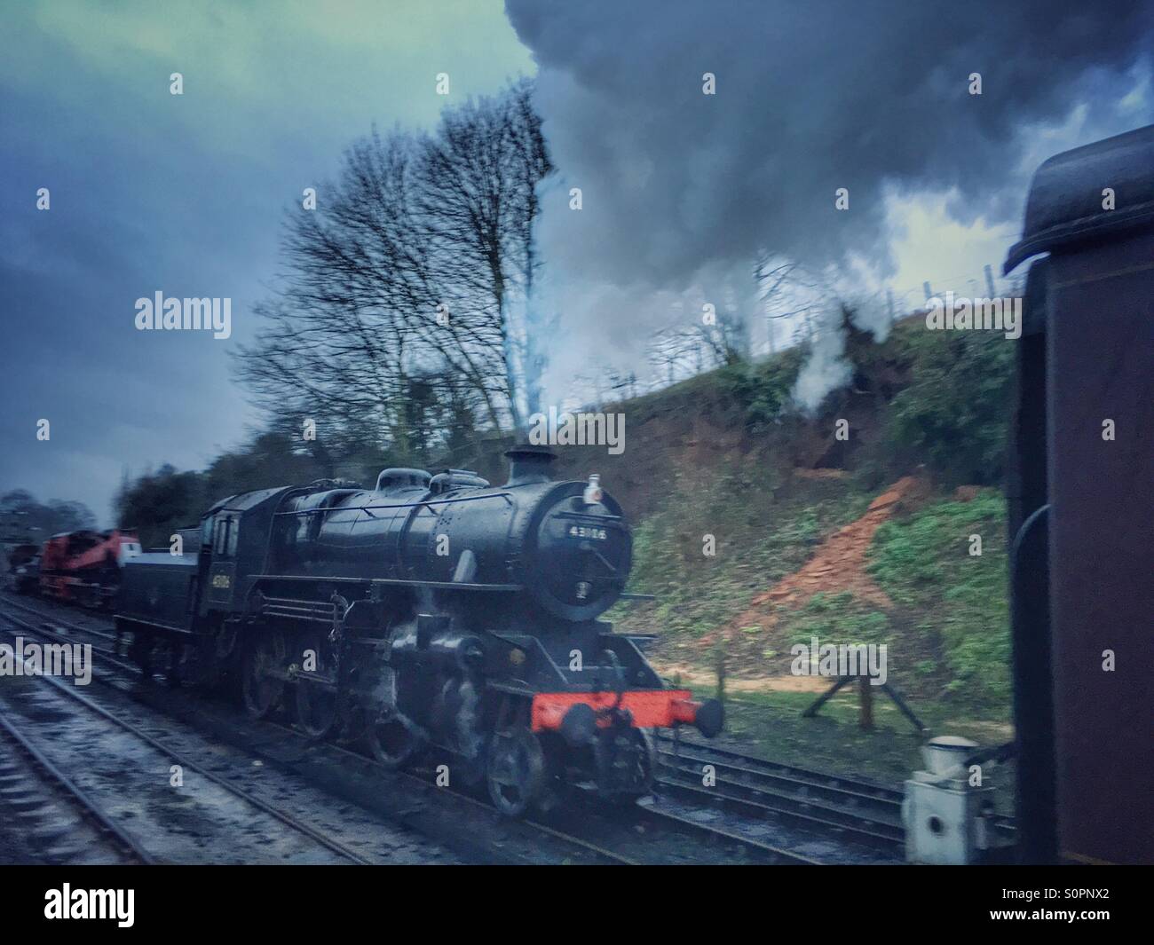 Train à vapeur - Image de stock capturée avec un smartphone