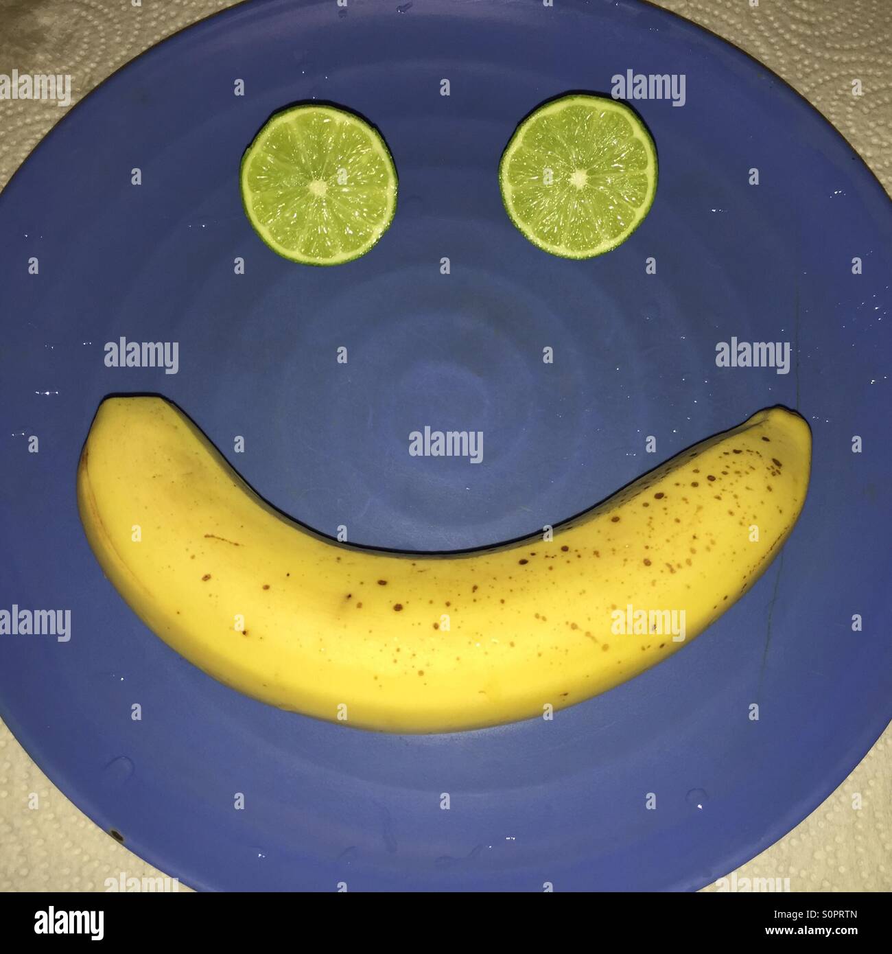 Smileys fruits Banque D'Images