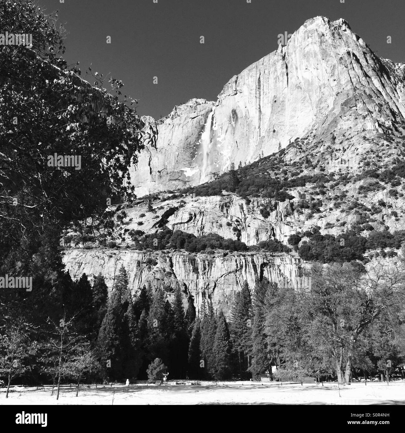 En hiver Yosemite Banque D'Images