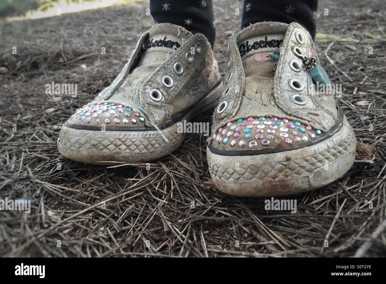 Chaussures filles Banque D'Images