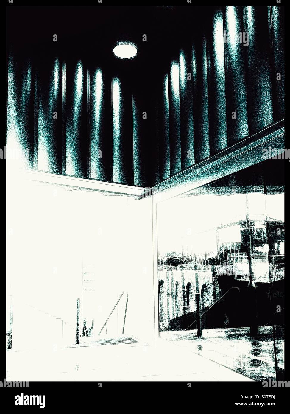 Nottingham Contemporary Arts Center - Image de stock capturée avec un smartphone