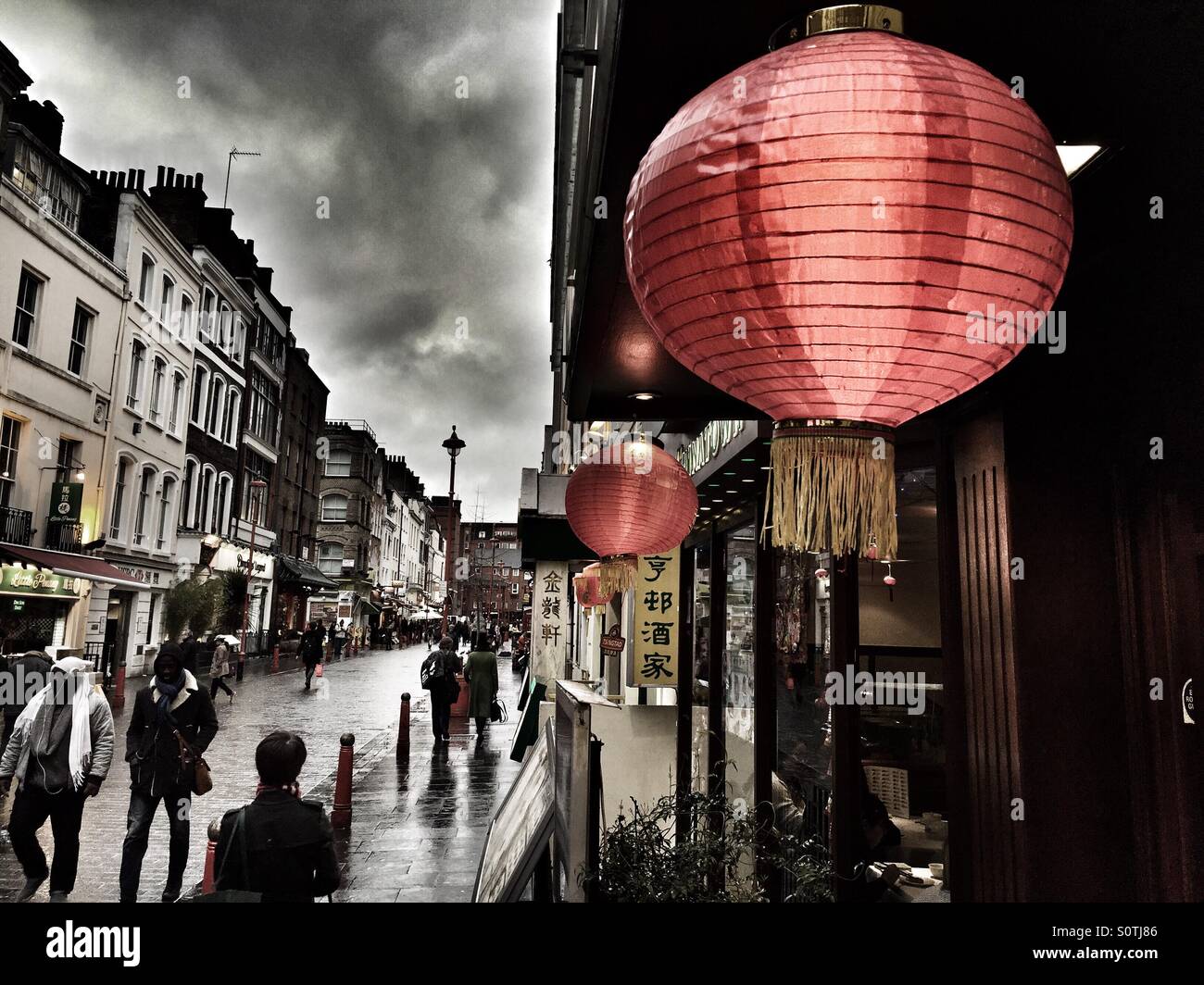 China Town, Londres. Banque D'Images