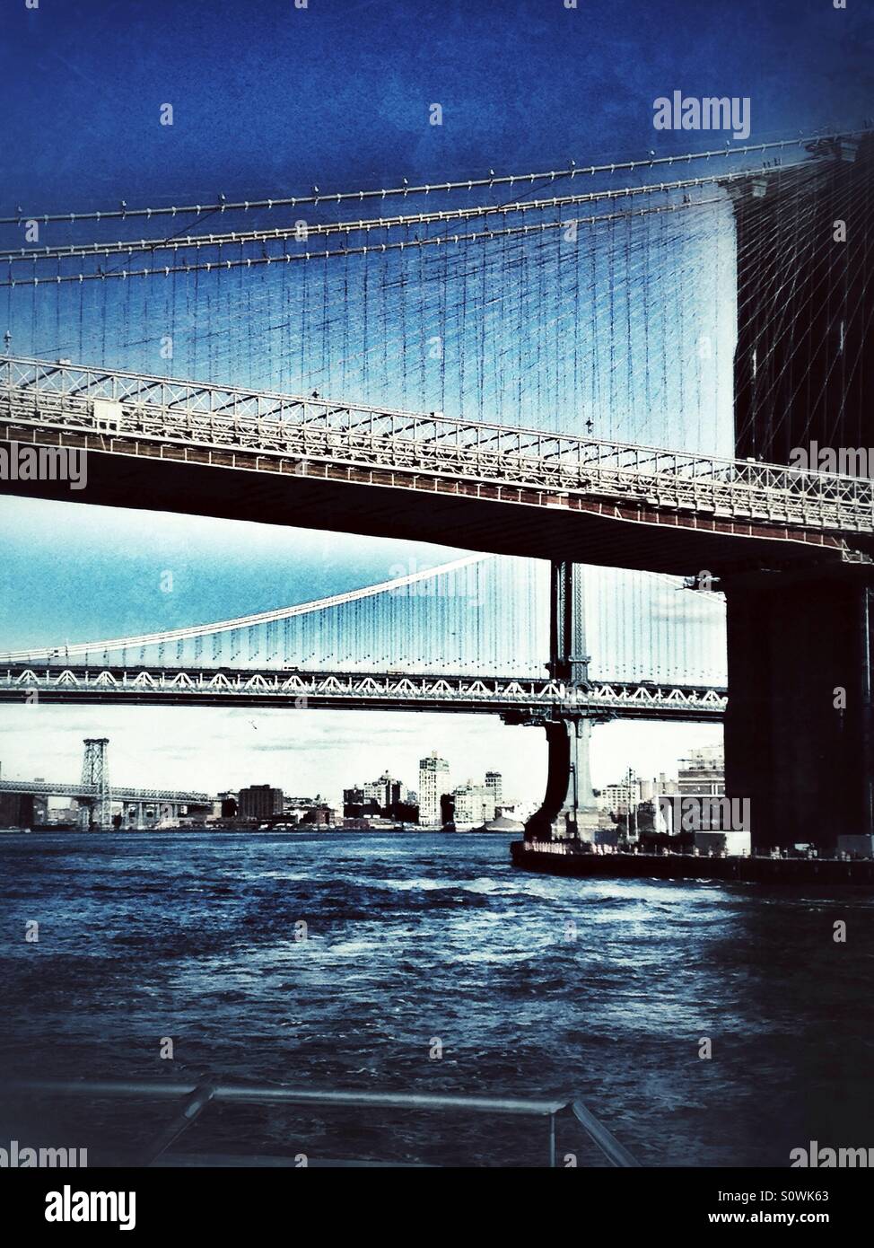 Les ponts de New York - Image de stock capturée avec un smartphone
