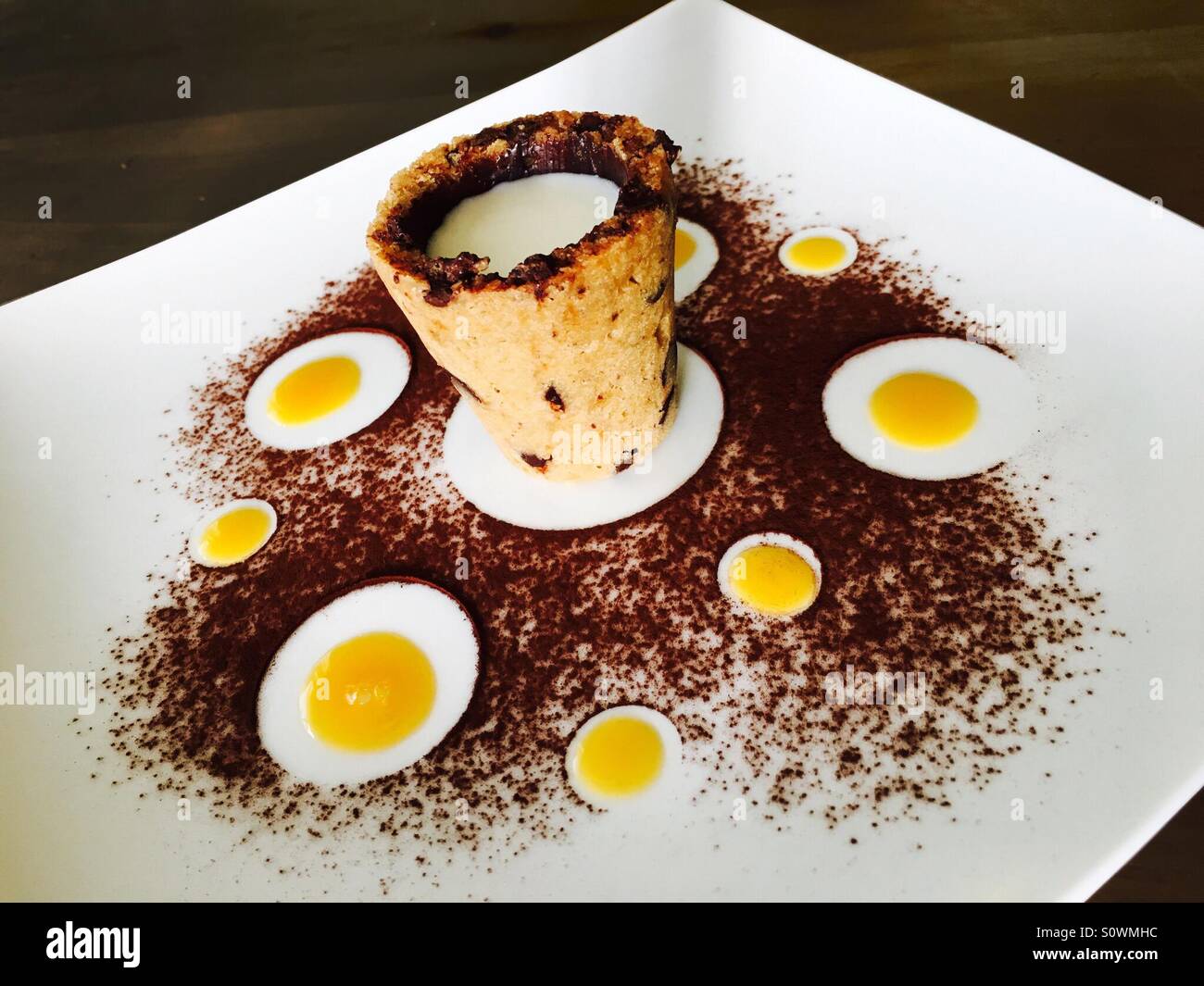 Chocolate Chip Cookie Shooter Banque D'Images