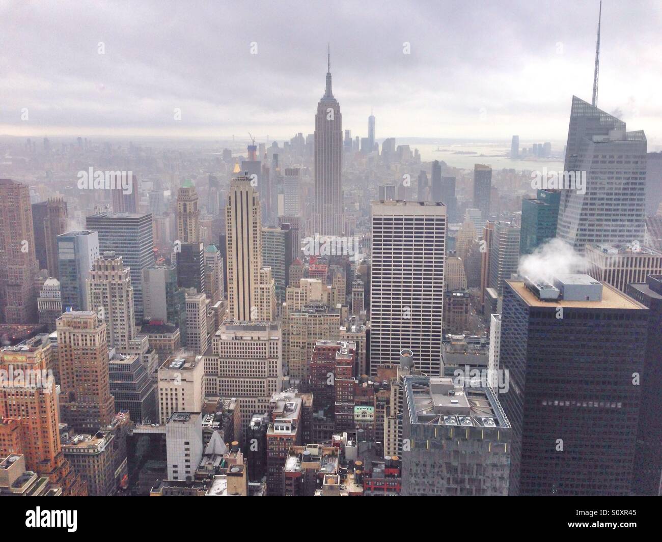Manhattan, New York City, États-Unis d'Amérique. - Image de stock capturée avec un smartphone