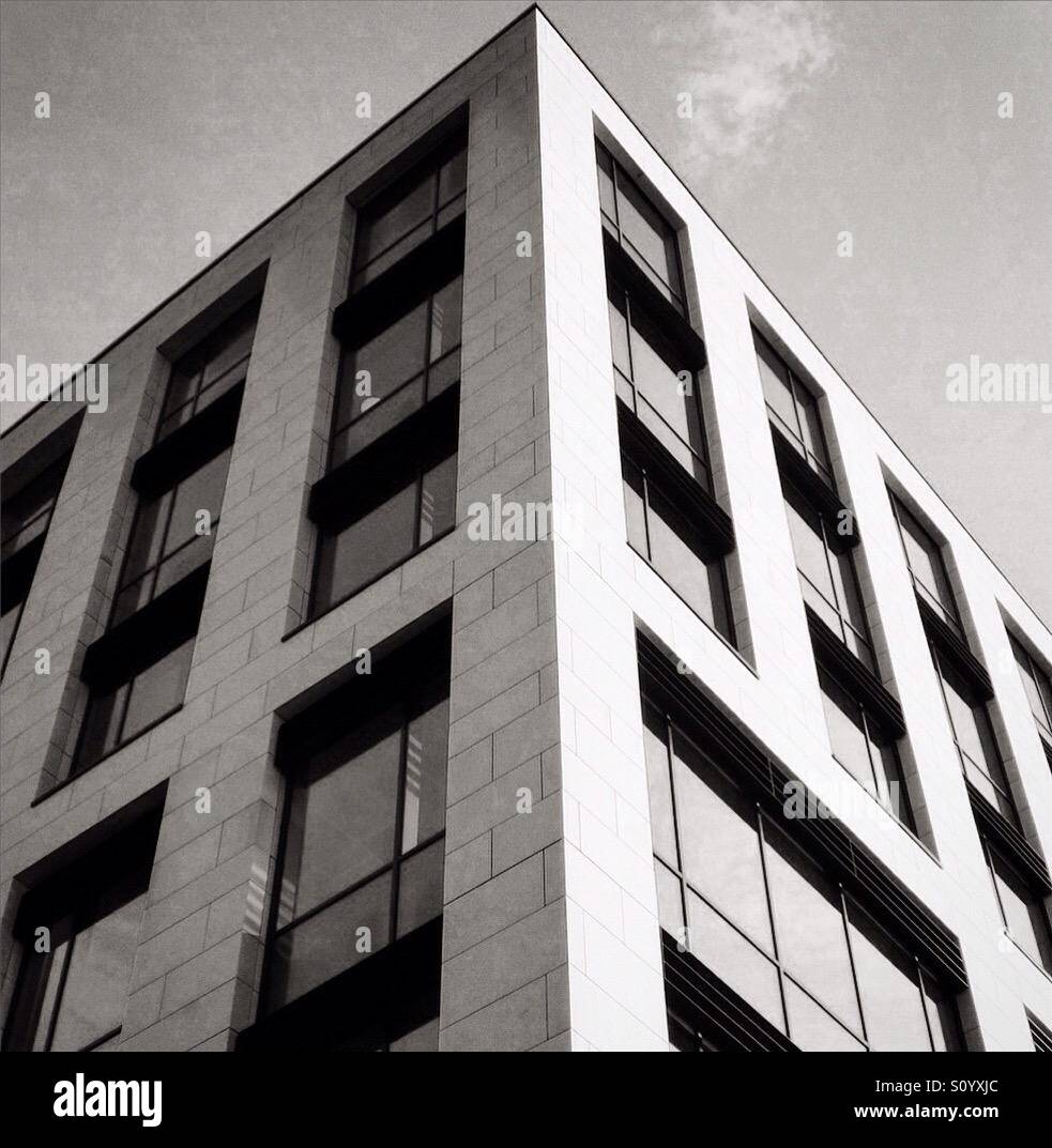L'architecture, Leeds, rue Wellington. Banque D'Images