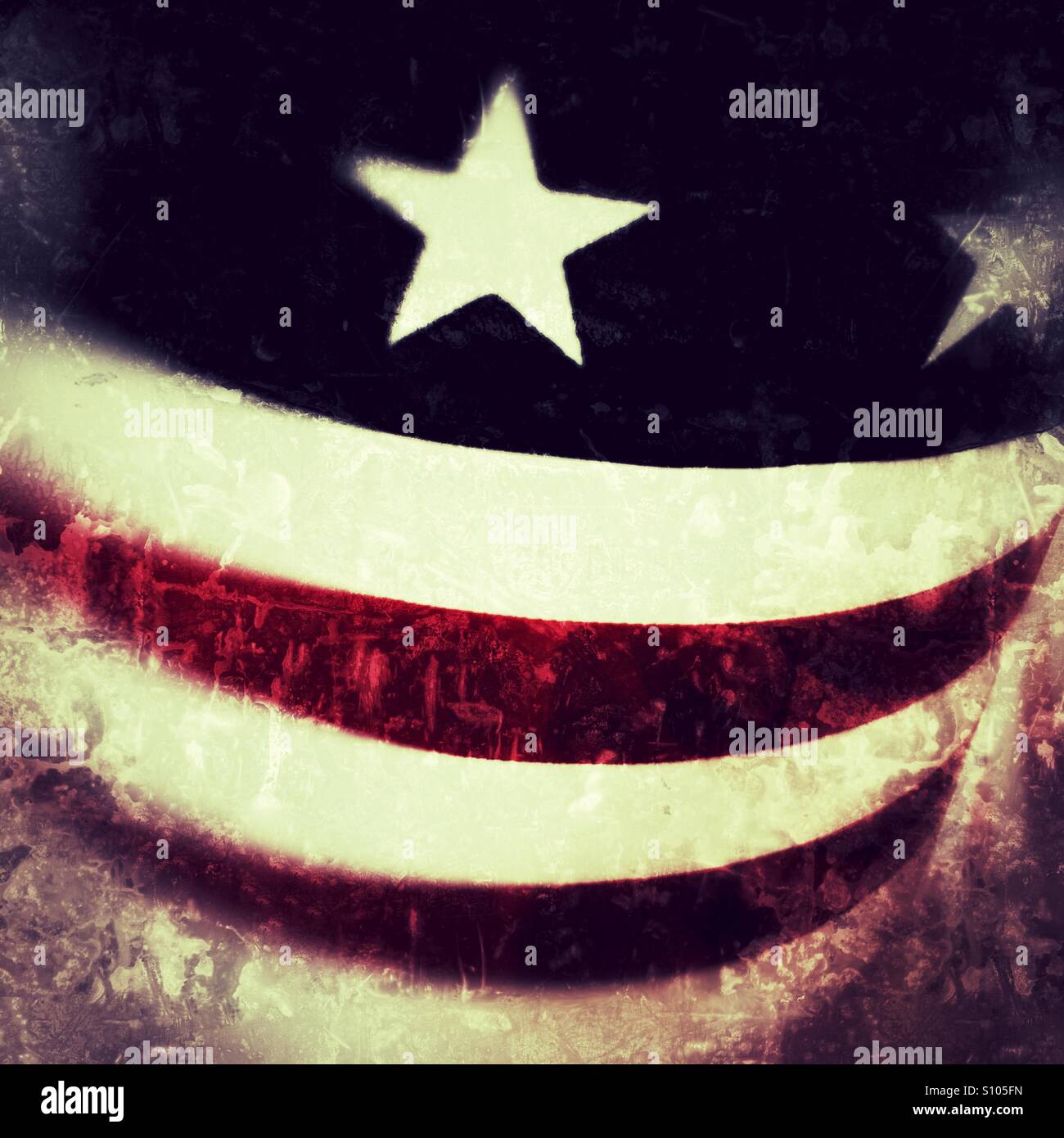 Stars and Stripes Banque D'Images
