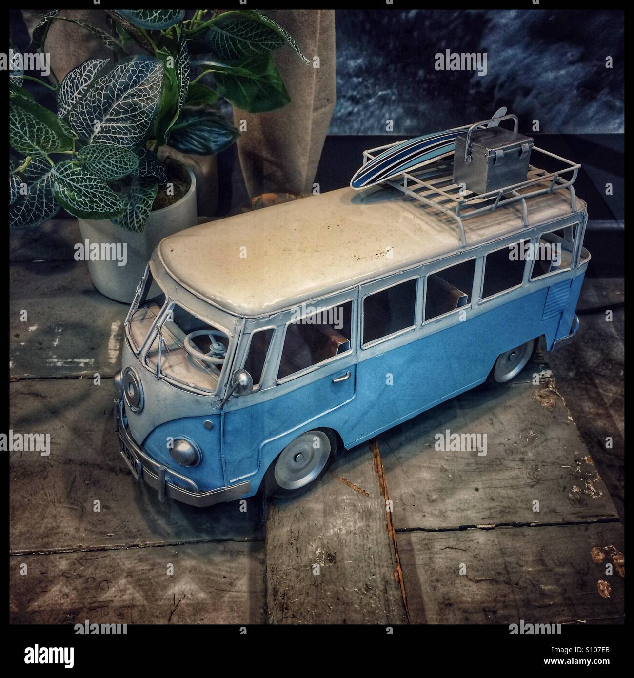 Volkswagen kombi modèle . Banque D'Images