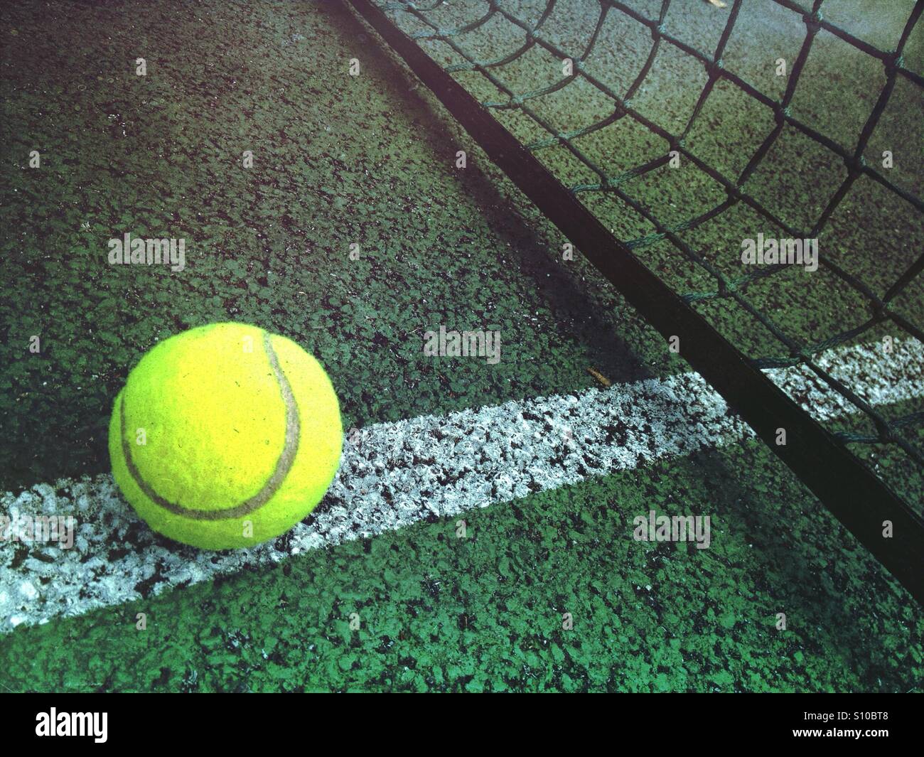 Court de tennis Banque D'Images