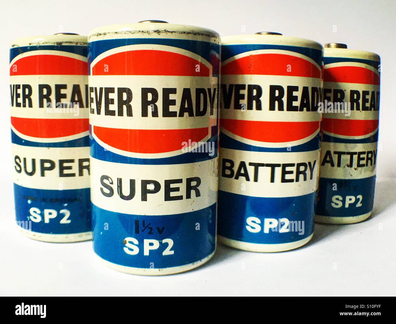 1960 Toujours prêts SP2 Super Batteries. Banque D'Images