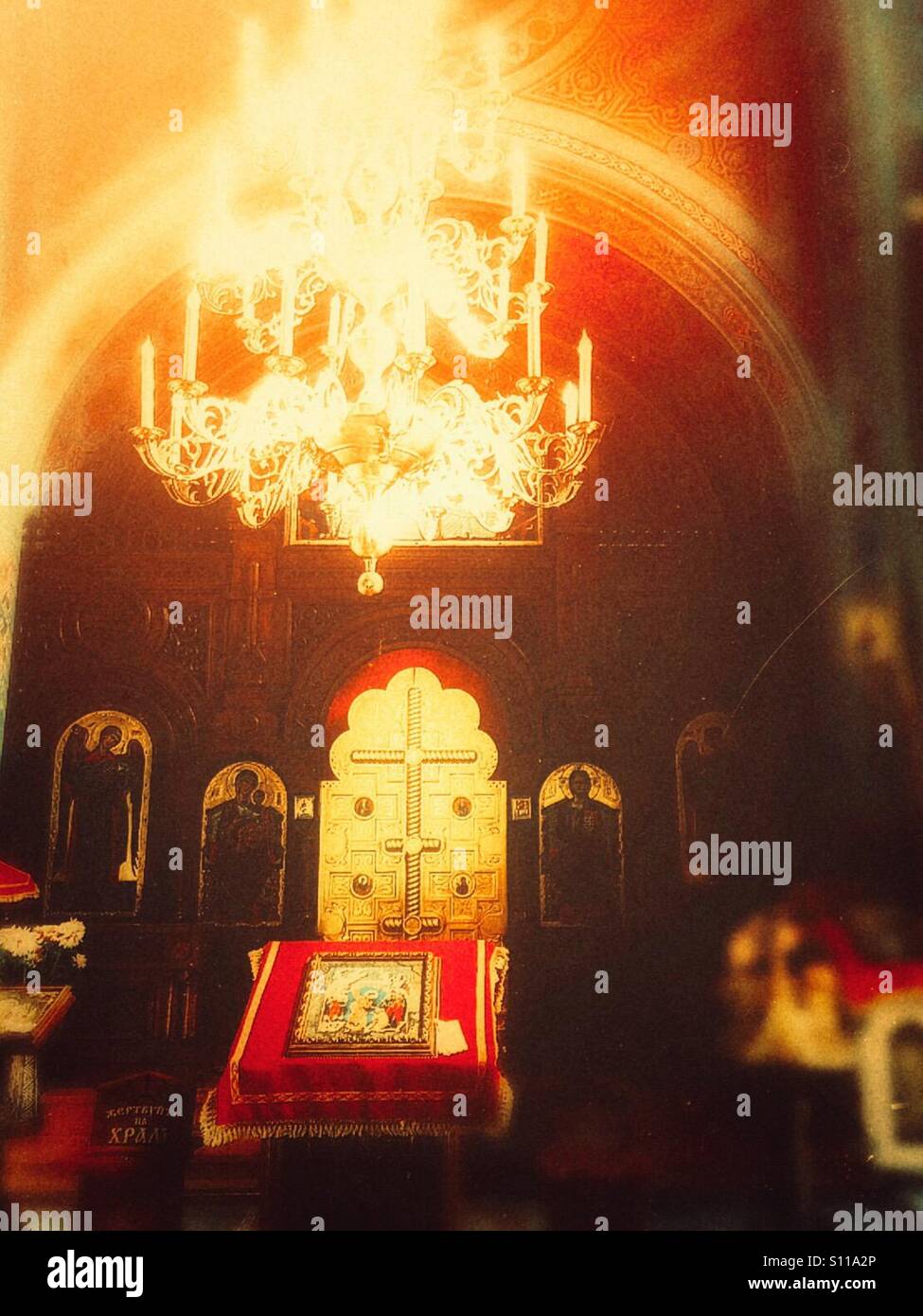 Foros église, Crimée - Image de stock capturée avec un smartphone