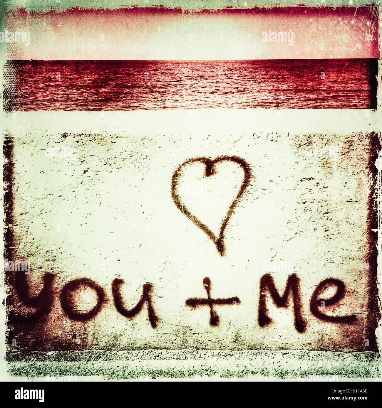 Toi et moi - Image de stock capturée avec un smartphone