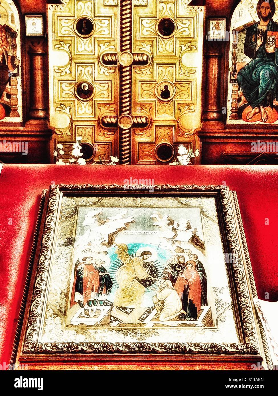 Ornate Foros église, Crimée - Image de stock capturée avec un smartphone