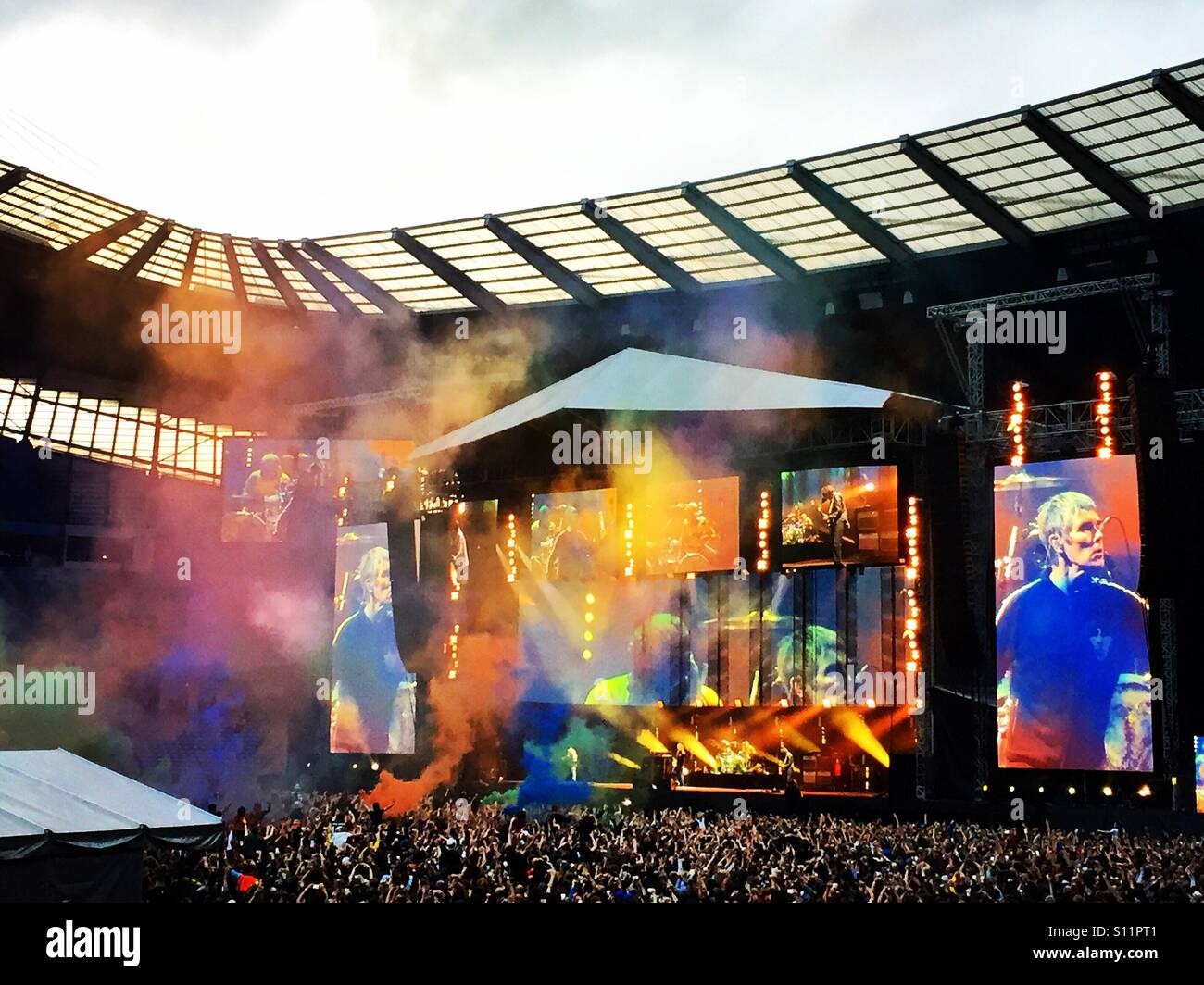 Stone Roses concert - Image de stock capturée avec un smartphone