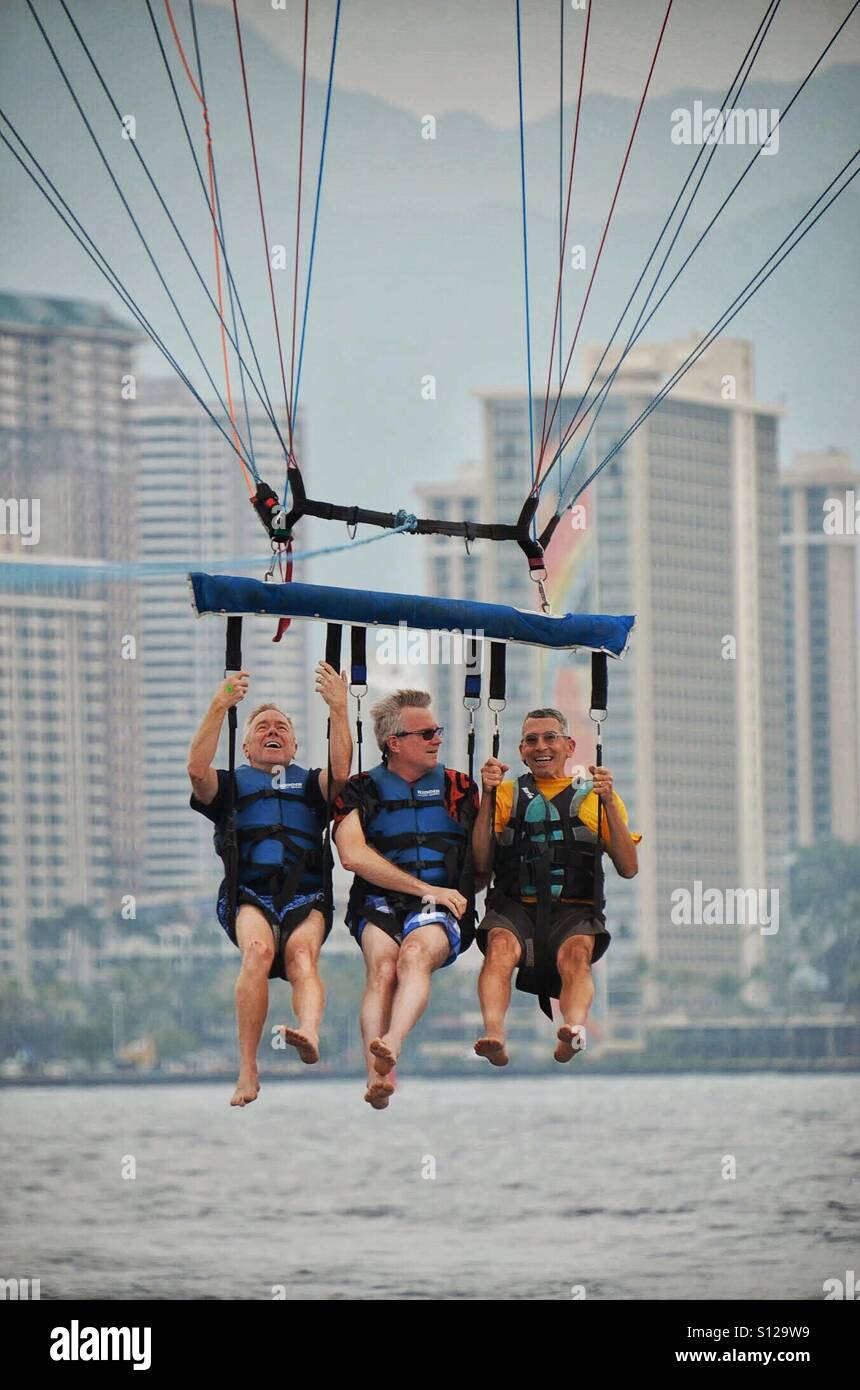 Parachute ascensionnel Banque D'Images
