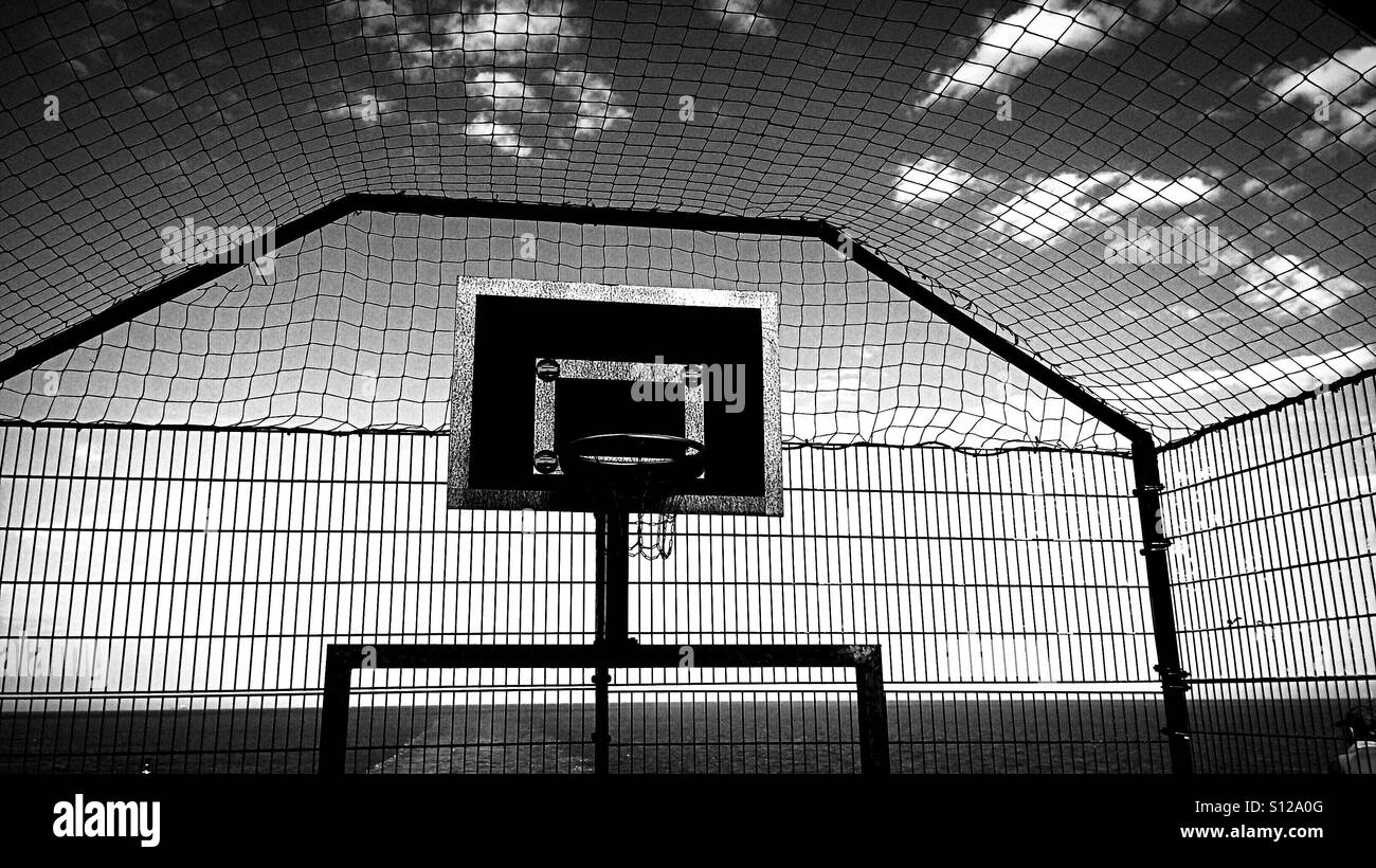 Basket-ball pont transbordeur Banque D'Images