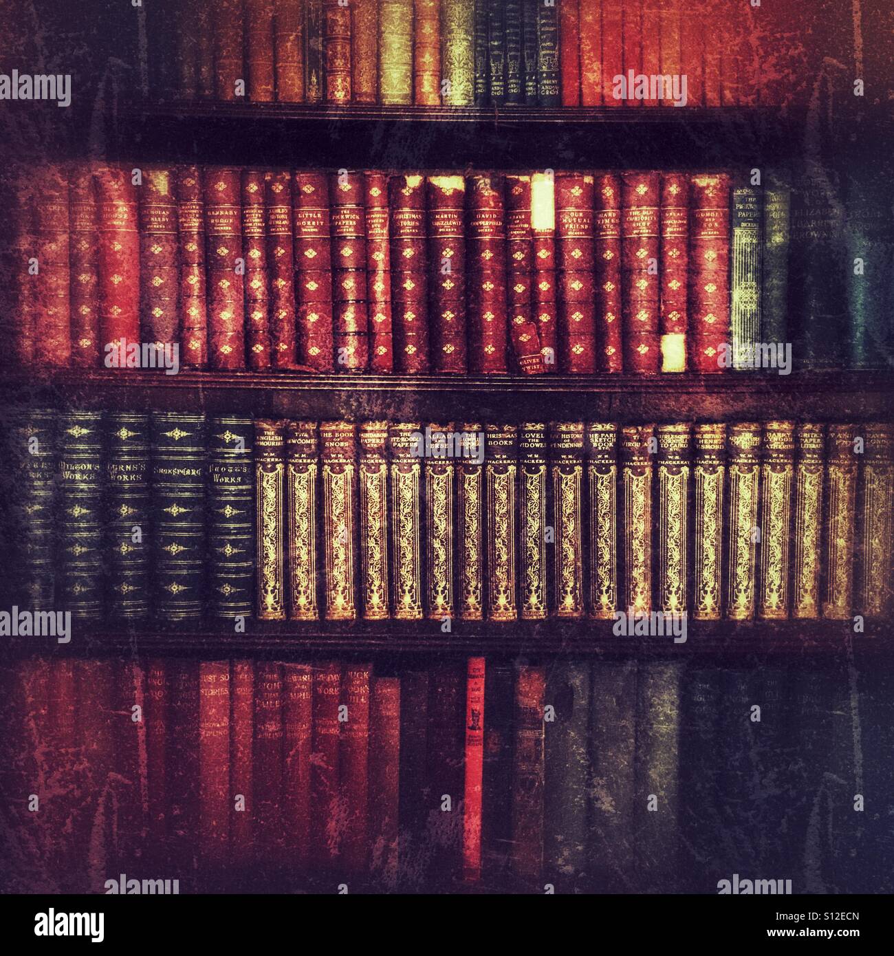 Livres anciens - Image de stock capturée avec un smartphone