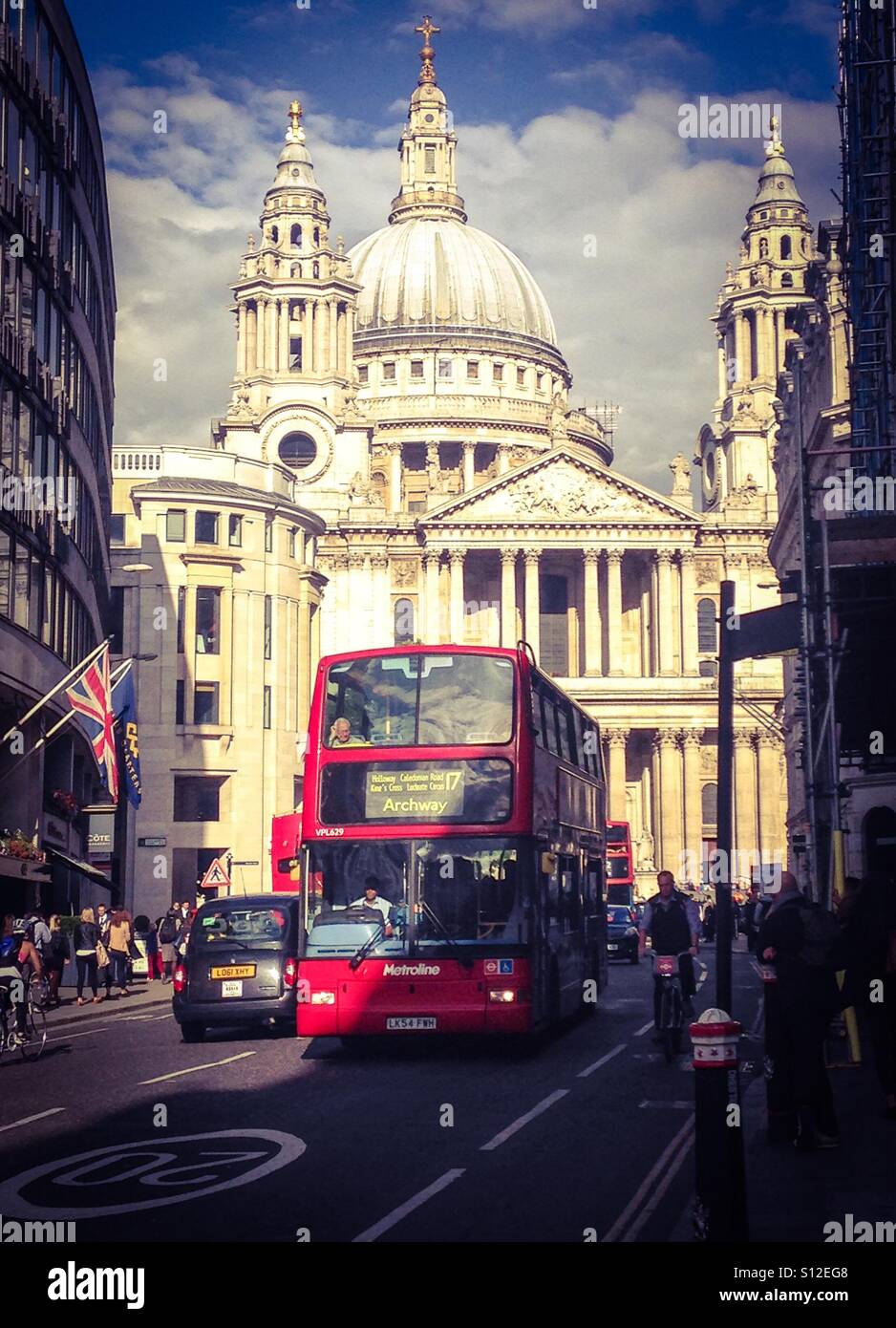 Autobus de Londres. Banque D'Images