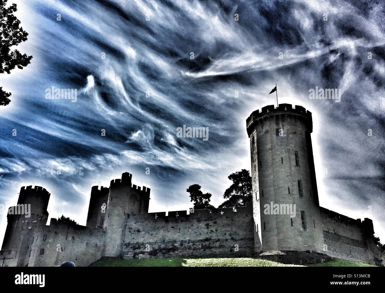 Château de Warwick - Image de stock capturée avec un smartphone