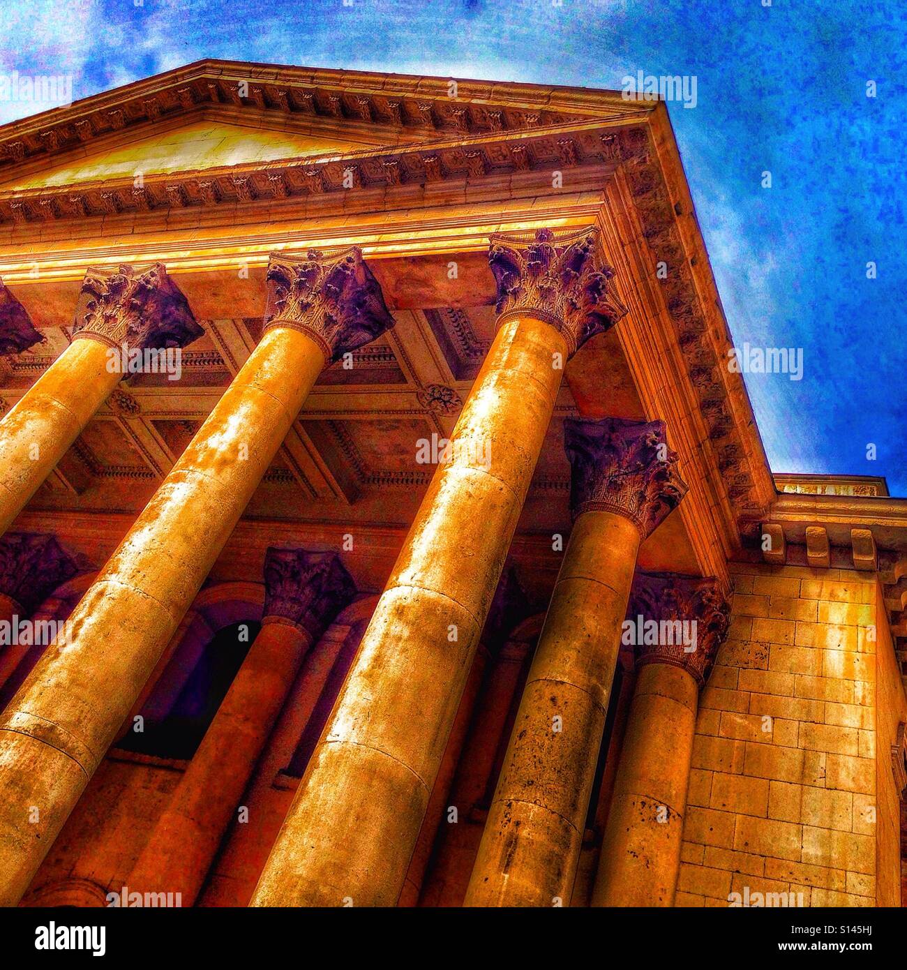 St George's Parish Church, Bloomsbury - Image de stock capturée avec un smartphone