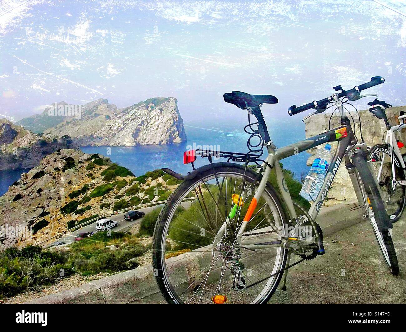 Formentor, Majorque. Tour en vélo... ! - Image de stock capturée avec un smartphone