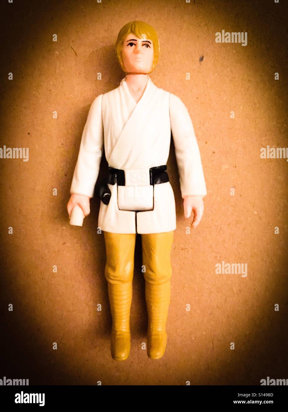 Vintage star wars Luke Skywalker figure Banque D'Images