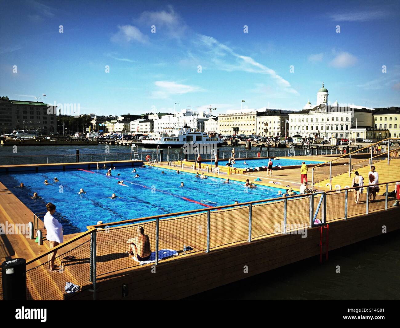 Allas Piscine Mer à Helsinki - Image de stock capturée avec un smartphone