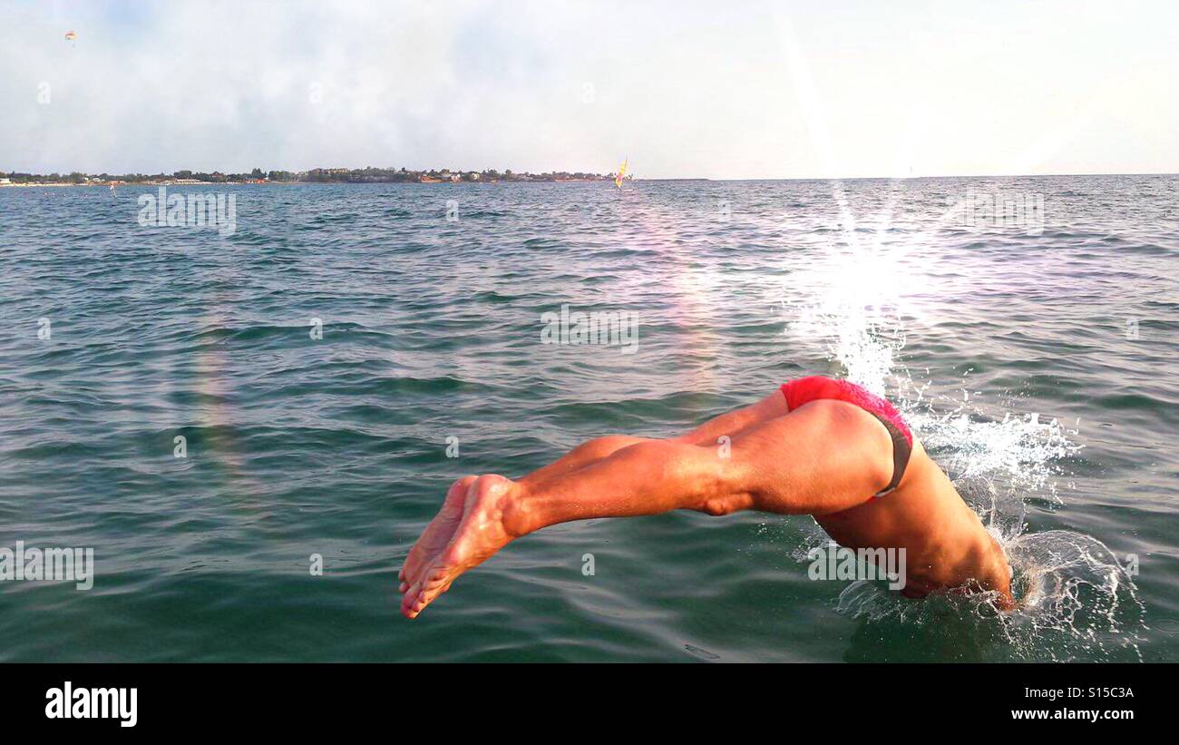 Summertime, nageur sportif... ! - Image de stock capturée avec un smartphone