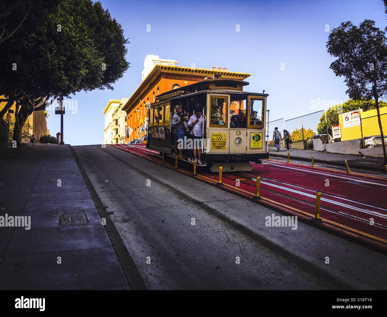 San Francisco cable car Banque D'Images